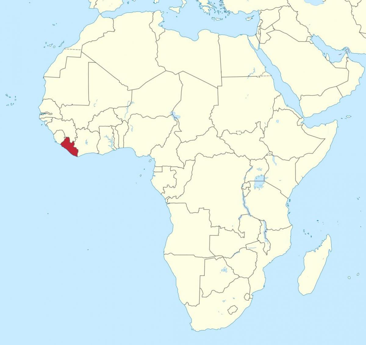 harta e Liberi, afrikë