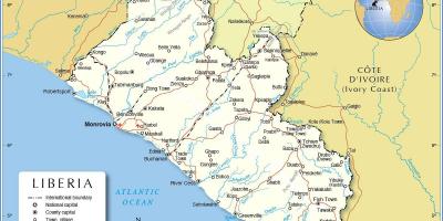 Harta e Liberi afrikës perëndimore