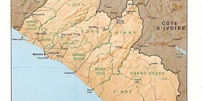 Vizatoni harta lehtësim të Liberi