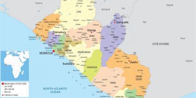Harta e vizatojnë harta politike e Liberi